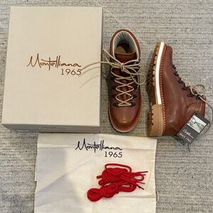 Women’s Montelliana Brown Leather Hiking Boots